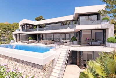 Вилла класса люкс в Calpe / Calp, Empedrola, продажа