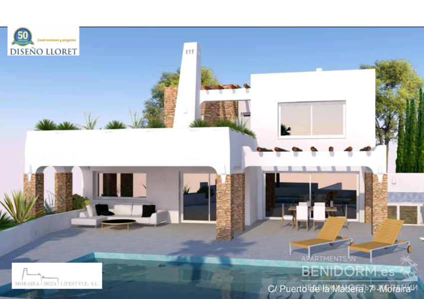 Вилла класса люкс в Moraira, El Portet, продажа