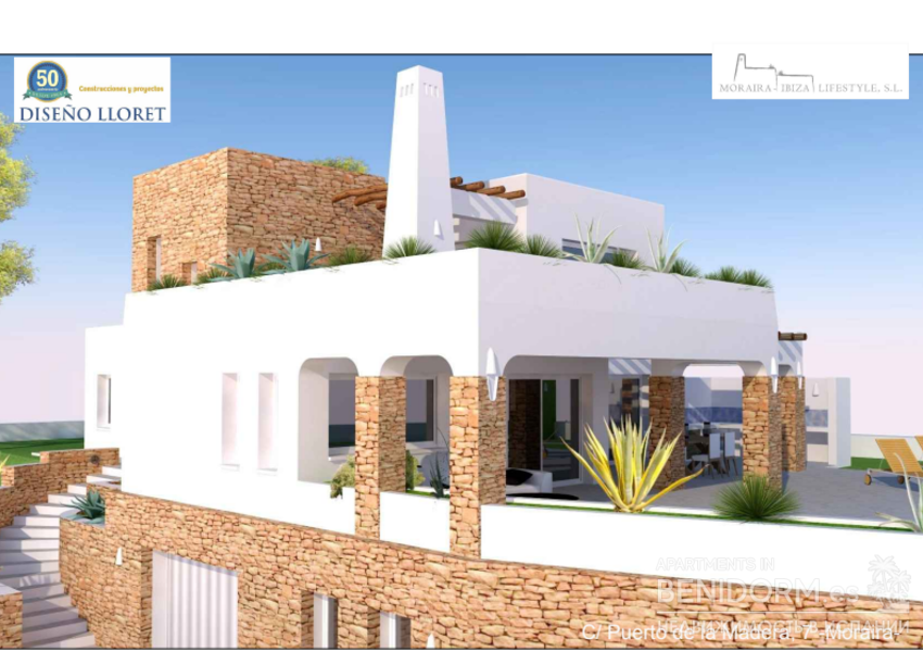 Вилла класса люкс в Moraira, El Portet, продажа