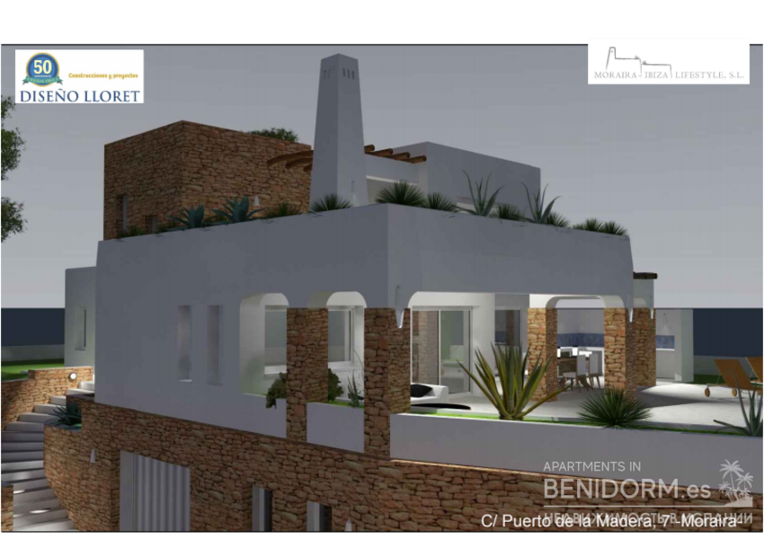 Вилла класса люкс в Moraira, El Portet, продажа