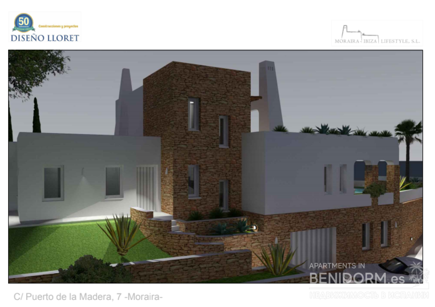 Вилла класса люкс в Moraira, El Portet, продажа